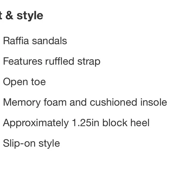 A New Day Lyta Sandals Beige Tan Raffia Sandal Slide Never Worn Size 10 - Picture 5 of 12